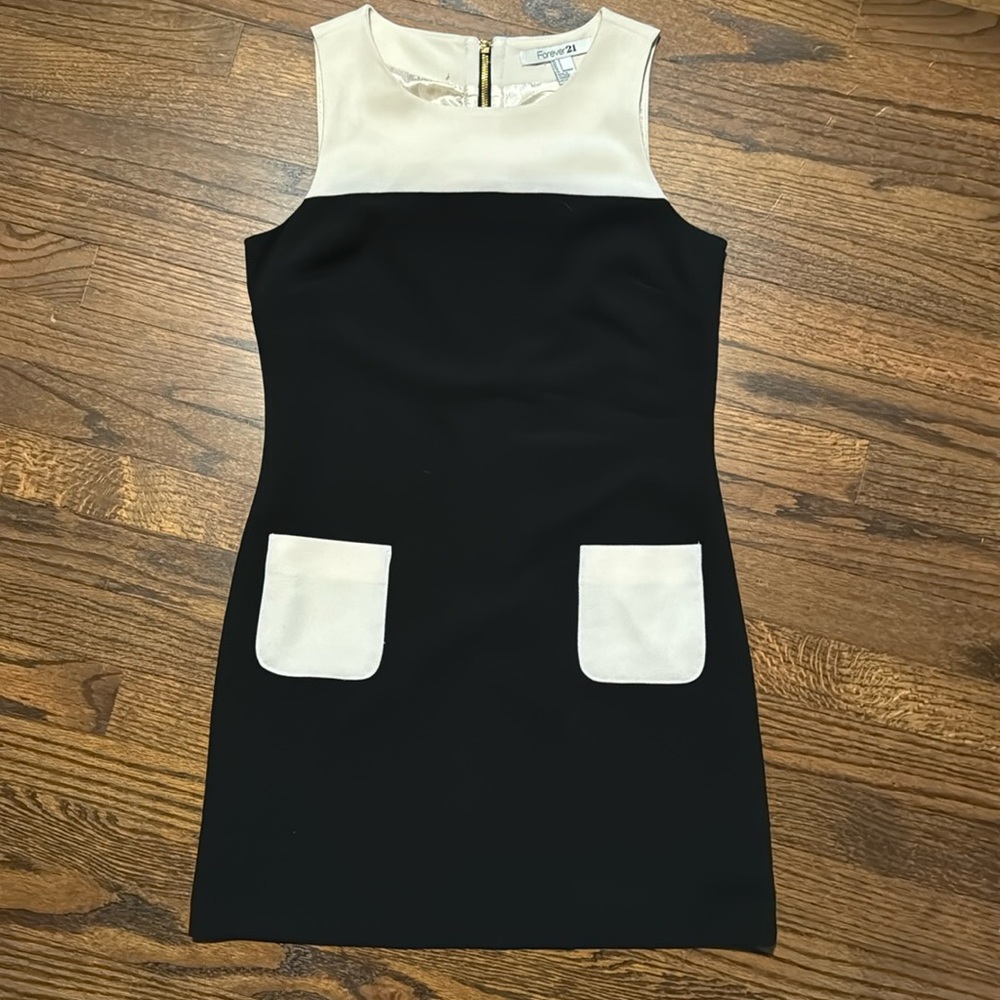 Black and white dress